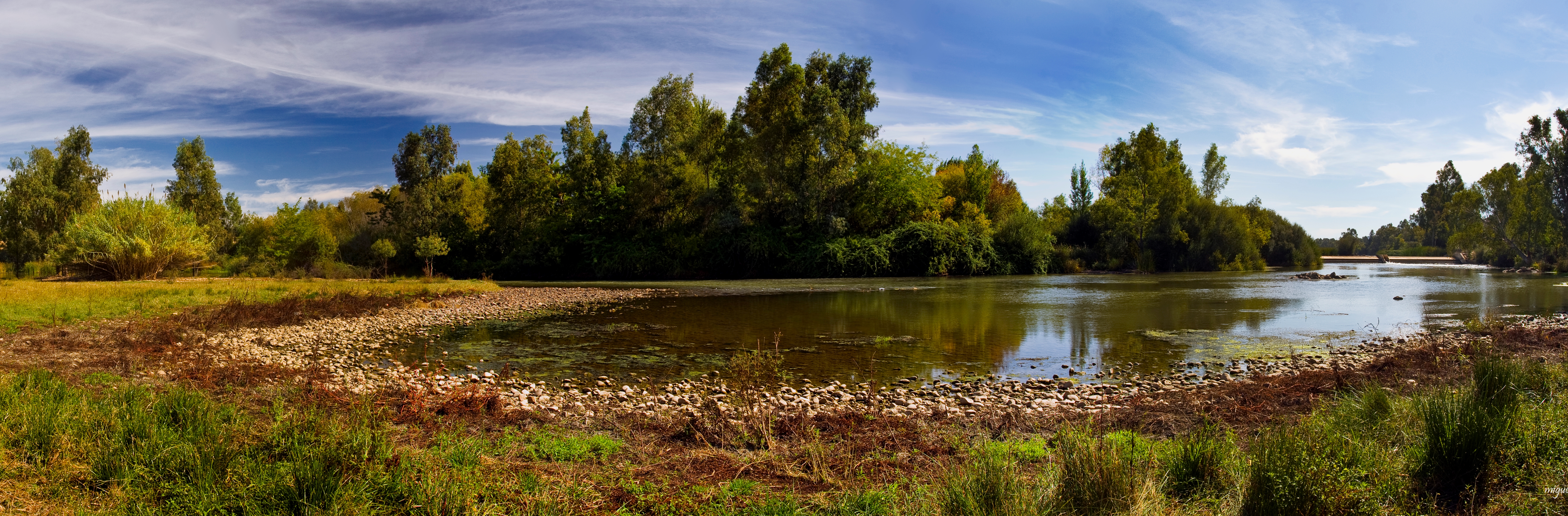 Río Guadiana en la Fábrica de la Luz. 2009