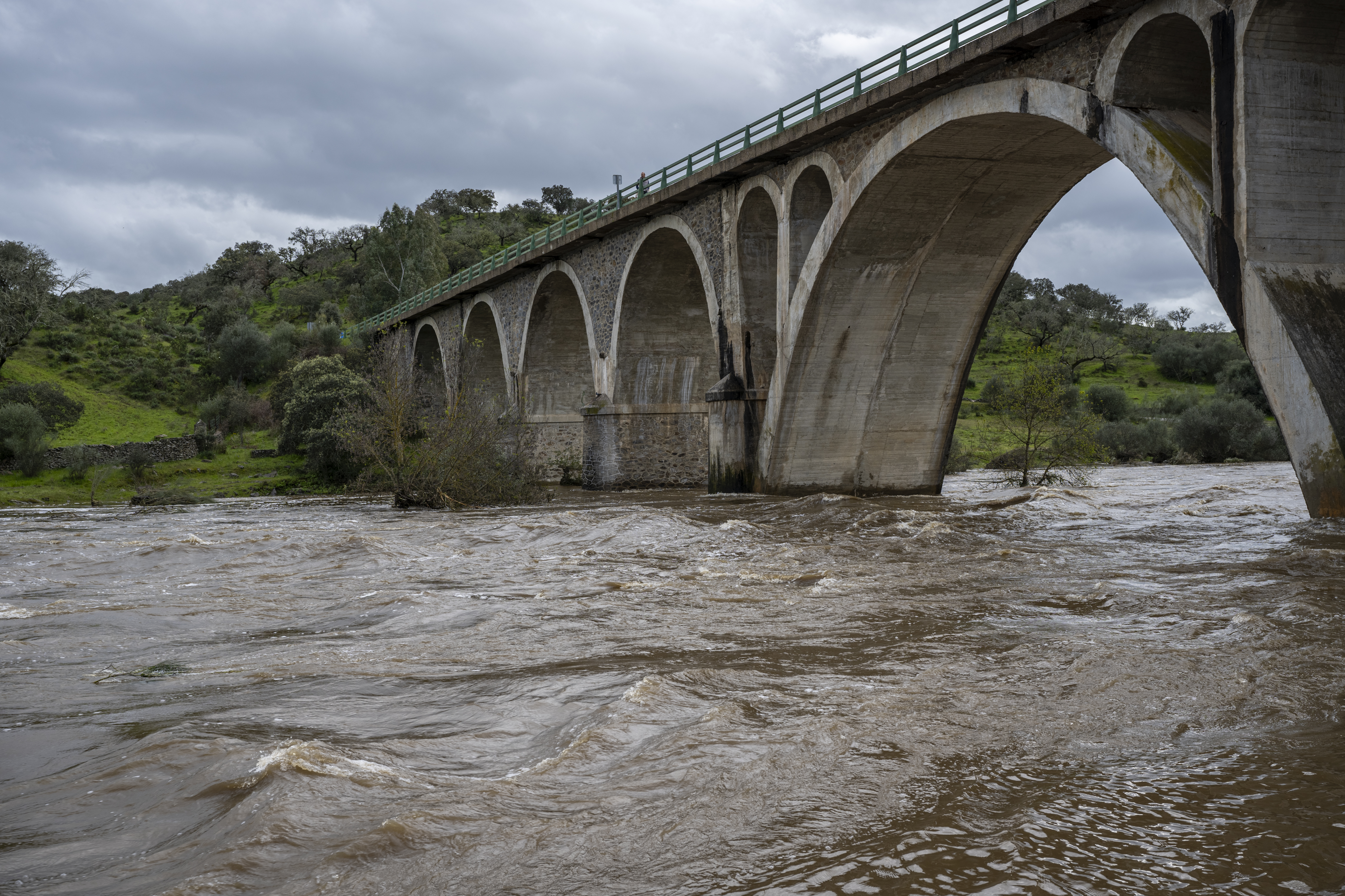 Borrasca Laurence, Río Ardila. 2025.