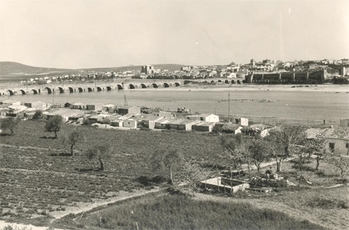 Río Guadiana a su paso por Mérida. Sin fechar