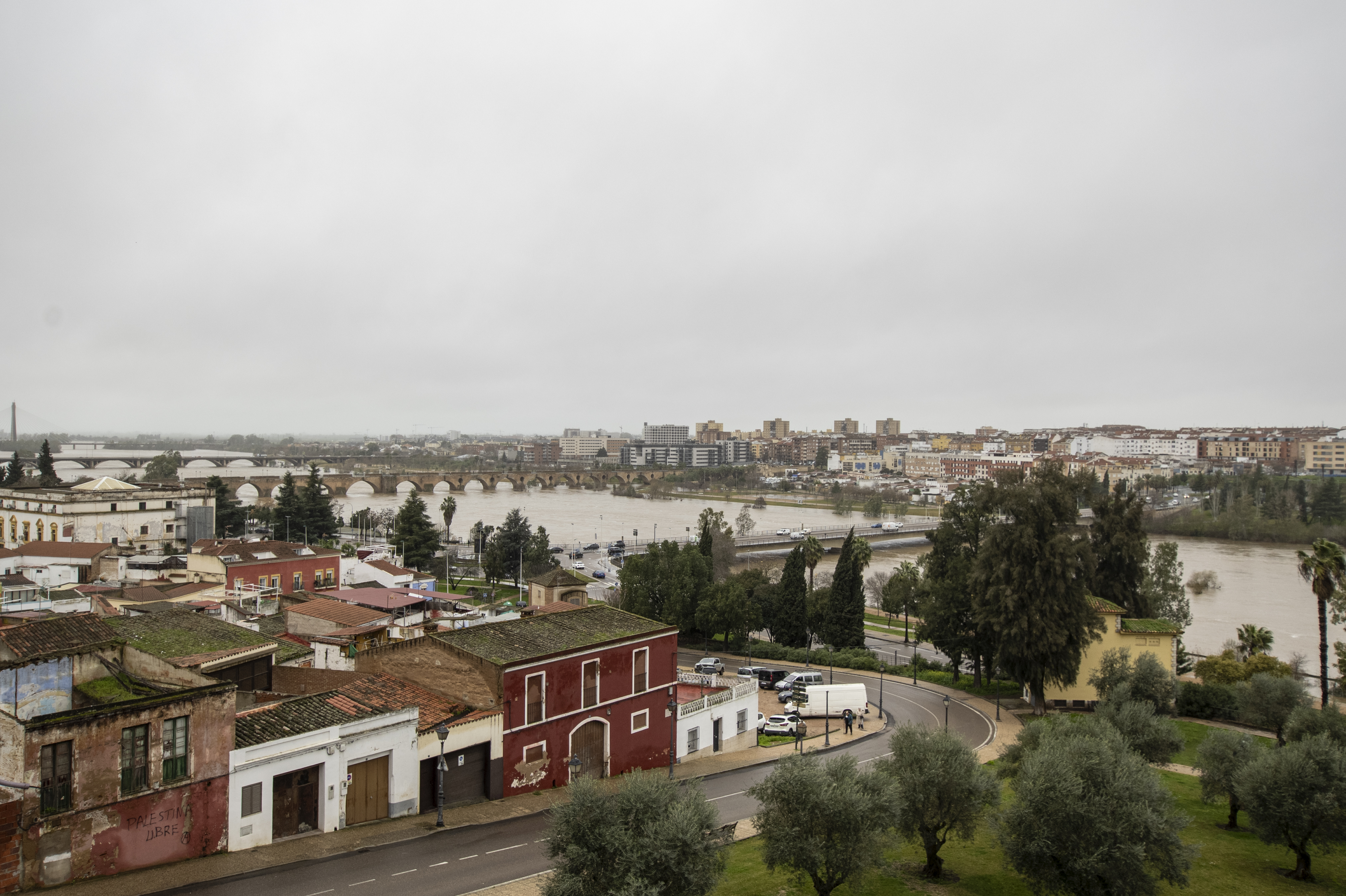 Guadiana por Badajoz. Febrero 2026