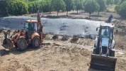 Trabajos en el arroyo Albarregas