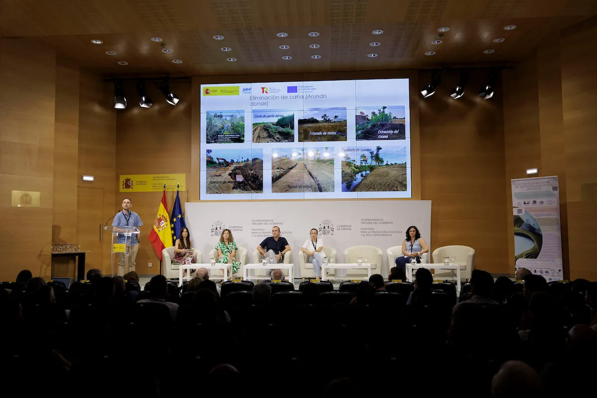 Intervención de Juanma Jiménez en la jornada de restauración fluvial e inundaciones PRTR