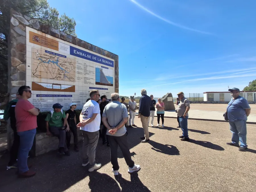 Visita a la presa de La Serena