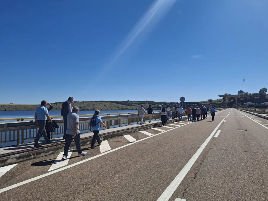 Visita a la presa de La Serena