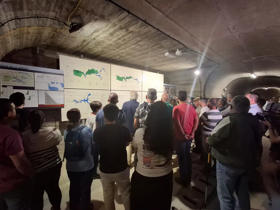 Visita a la presa de La Serena