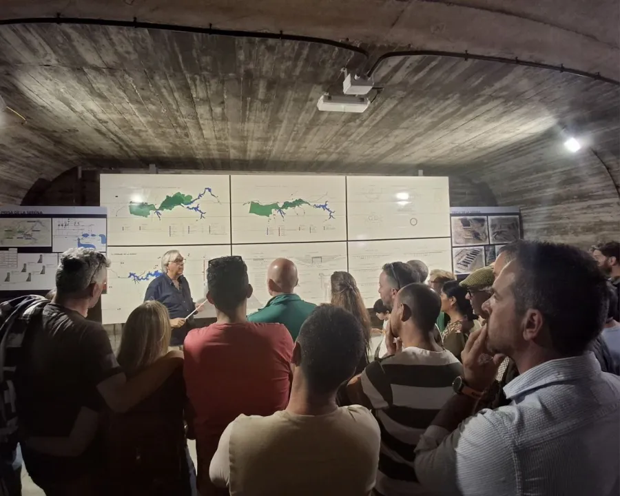 Visita a la presa de La Serena