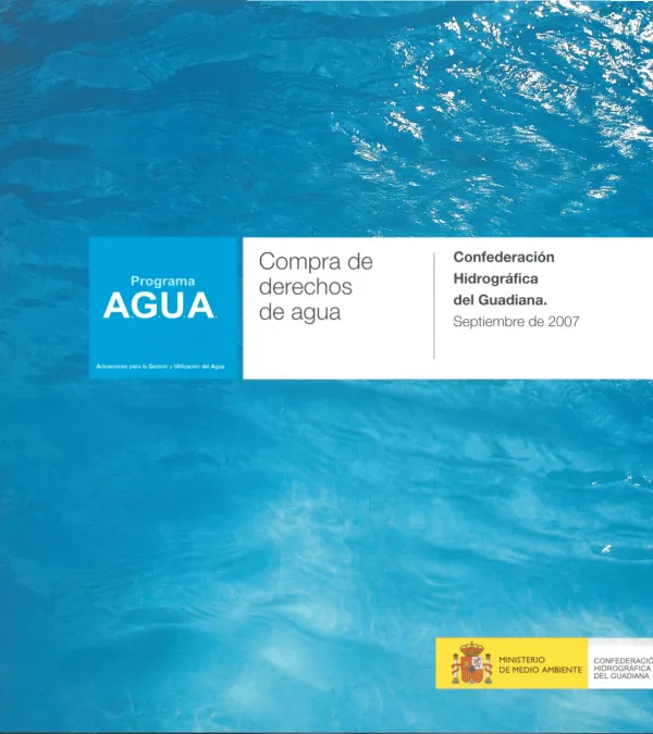 Compra de derechos de agua