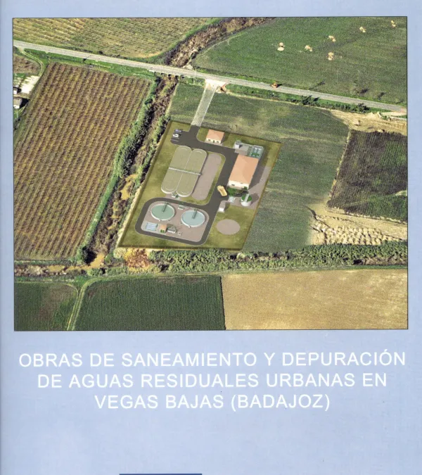 Obras de saneamiento y depuración de aguas residuales urbanas en Vegas Bajas