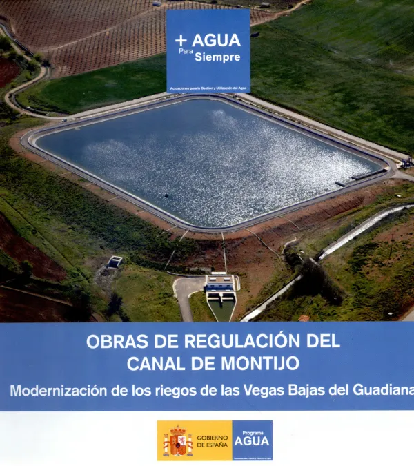 Obras de regulación del Canal de Montijo