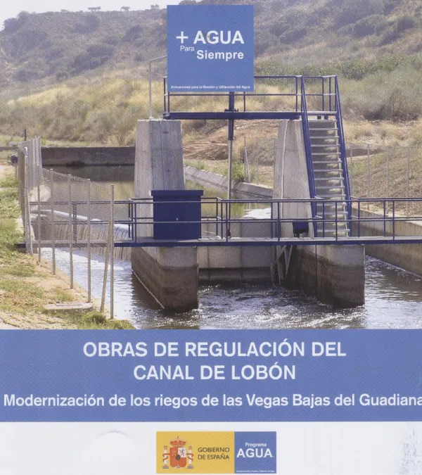 Obras de regulación del Canal de Lobón