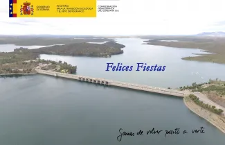 La Confederación Hidrográfica del Guadiana les desea felices fiestas