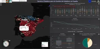 Un nuevo servicio climático para apoyar la gestión de embalses mediante predicción estacional