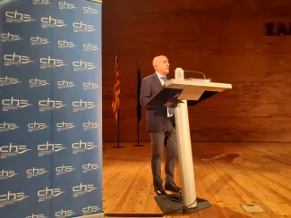 El presidente de la Confederación Hidrográfica del Guadiana participa en la Jornada Técnica Los retos del agua en España