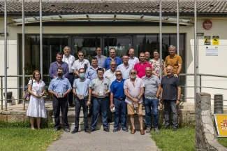 La Confederación Hidrográfica del Guadiana homenajea a los jubilados en el año 2021 en Don Benito