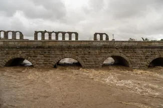 Los embalses, gestionados por la CHG, de la  cuenca del Guadiana se encuentran al 27,6% de su  capacidad total