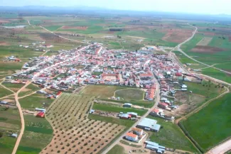 Vista aérea de La Nava de Santiago
