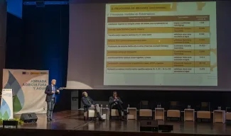 Samuel Moraleda durante su intervención en Agroexpo
