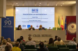 El presidente de la Confederación Hidrográfica del Guadiana participa en la jornada Gestionar el agua, el reto de una sociedad en tiempos de...