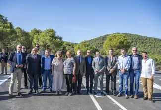 Concluyen las obras de mejora de las carreteras desde Helechosa de los Montes a Villarta de los Montes y Bohonal de los Montes