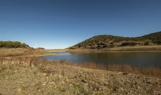 Imagen de archivo del embalse de Tentudía