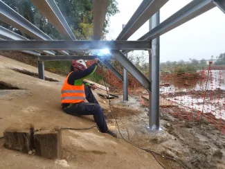 La Confederación Hidrográfica del Guadiana inicia las obras de construcción de un nuevo embarcadero en la margen derecha del río Guadiana a su...