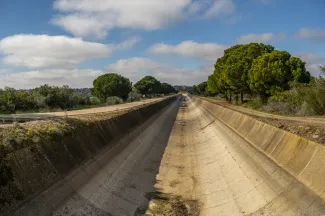 La Confederación Hidrográfica del Guadiana licita la contratación de la limpieza del Canal de las Dehesas