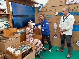 La Confederación Hidrográfica del Guadiana en la XIX edición de la Feria Internacional de Turismo Ornitológico (FIO)