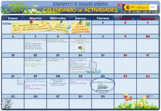 Actividades del Programa de Educación Ambiental de la Confederación Hidrográfica del Guadiana _ marzo 2024