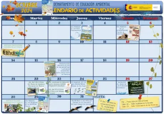 Calendario actividades educación ambiental _ octubre 2024
