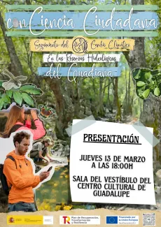 Cartel de la presentación del proyecto 'conCiencia ciudadana'