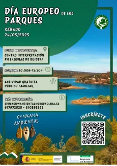 Cartel de la actividad de la CHG por el Día Europeo de los Parques Naturales.