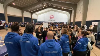 Gymkhana celebrada en IFEME por el Día Internacional de la Mujer y la Niña en la Ciencia