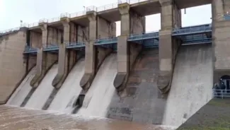 La presa de la Vega del Jabalón, hoy.