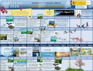 Calendario de actividades de Educación Ambiental en marzo de 2026