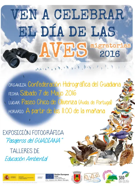 Cartel Dia de las Aves Migratorias