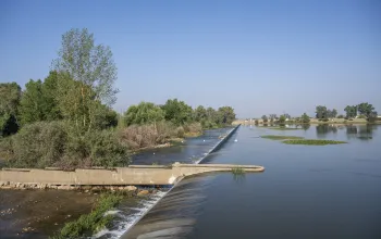 Azud de La Granadilla (Badajoz). Julio 2026